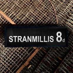 Belfast Canvas Co. Canvas Bus Signs STRANMILLIS 8d