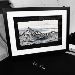 Stephen Farnan Studio A WINTERY SNOWDON - Highest Peak In Snowdonia Wales United Kingdom By Stephen Farnan