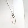 Starling Bridge Geometric Silver + Brass Necklace - Made In Belfast