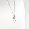 Starling Bridge Necklace Geometric Silver + Brass Made In Ireland Necklaces