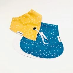 The Stork Box Dribble Bib & Burp Cloth - Stars Baby