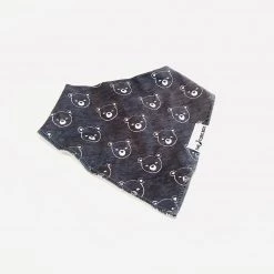 The Stork Box Baby Dribble Bib & Burp Cloth - Bear