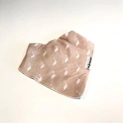 The Stork Box Dribble Bib & Burp Cloth - Stork