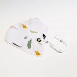 The Stork Box Bandana Bib Set (3) Stork Heart Feather