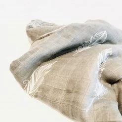 The Stork Box Bamboo & Cotton Blanket Baby