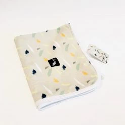 The Stork Box Baby Feather Bib & Blanket Set