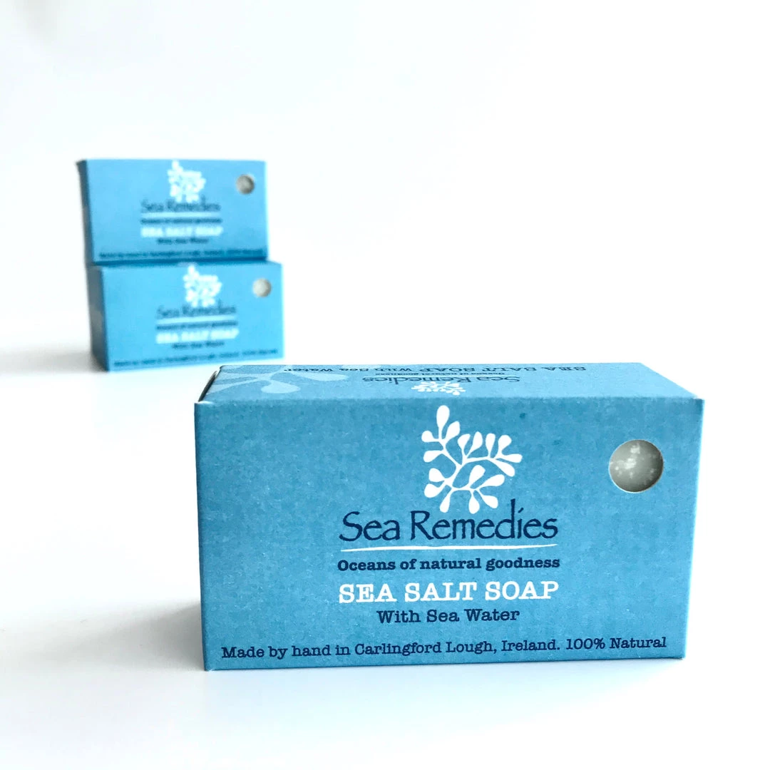 Sea Remedies SEA SALT SOAP BAR - Bath Salts From Carlingford Lough, Ireland