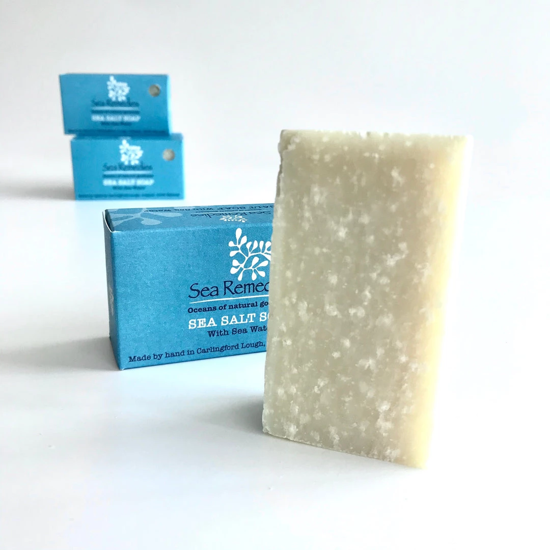 Sea Remedies SEA SALT SOAP BAR - Bath Salts From Carlingford Lough, Ireland