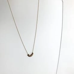 Scribble And Stone MULTIPLE GOLD RINGS Pendant Necklace - Gold Plated Hand Made In Ireland
