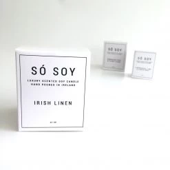 Candles & Diffusers IRISH LINEN Candle - SÓ SOY - Made In Ireland