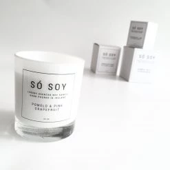 POMELO & PINK GRAPEFRUIT Candle - SÓ SOY - Made In Ireland Candles & Diffusers