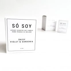 Candles & Diffusers DAISY, VIOLET + GARDENIA Candle - SÓ SOY - Made In Ireland