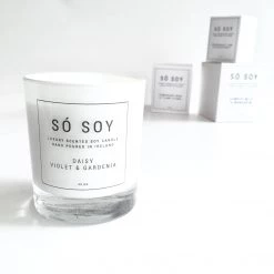 Candles & Diffusers DAISY, VIOLET + GARDENIA Candle - SÓ SOY - Made In Ireland