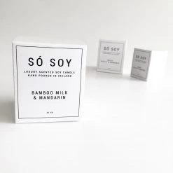 BAMBOO MILK & MANDARIN Candle - SÓ SOY - Made In Ireland Candles & Diffusers