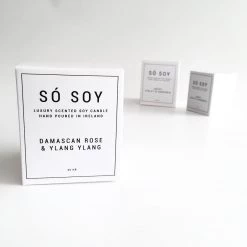 Candles & Diffusers DAMASCAN ROSE & YLANG YLANG Candle - SÓ SOY - Made In Ireland