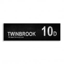 Belfast Canvas Co. TWINBROOK 10D Via Upper Dunmurry Lane Canvas Bus Signs