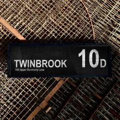 Belfast Canvas Co. TWINBROOK 10D Via Upper Dunmurry Lane Canvas Bus Signs
