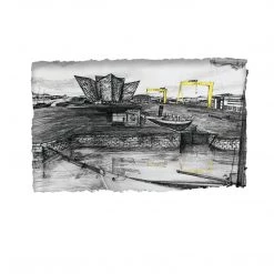 Stephen Farnan Studio Places TITANIC QUARTER, BELFAST - Museum Nomadic Harland & Wolff Shipyard Cranes County Antrim By Stephen Farnan