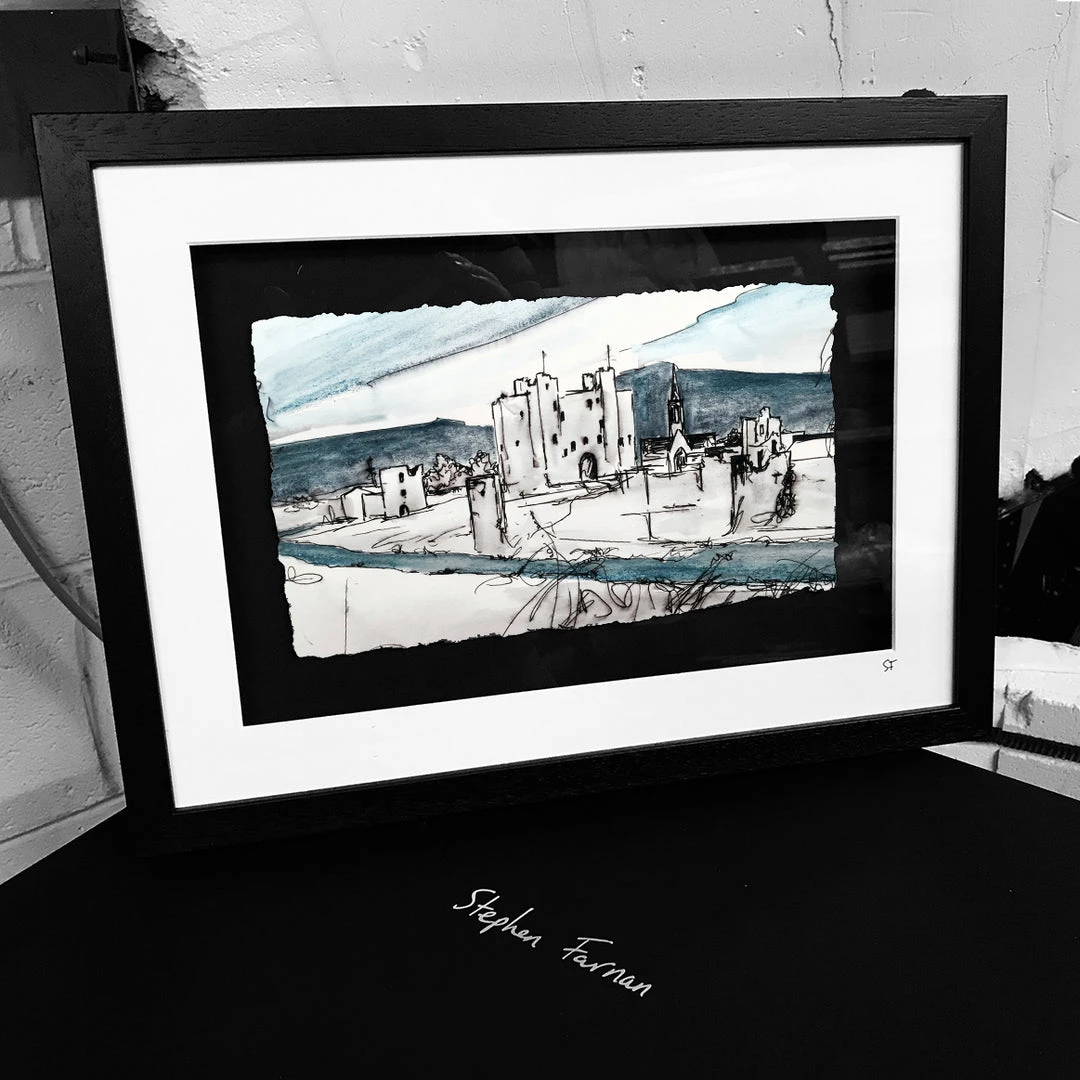 Stephen Farnan Studio TRIM CASTLE - (C) Norman Castle River Boyne County Meath By Stephen Farnan