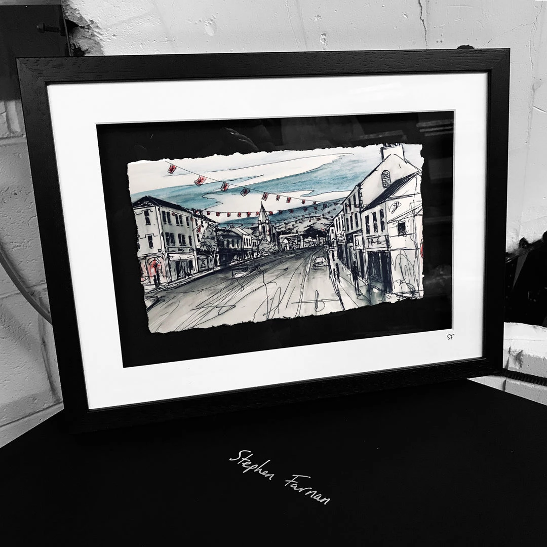 Stephen Farnan Studio UP THE SHANKILL - Road West Belfast County Antrim By Stephen Farnan