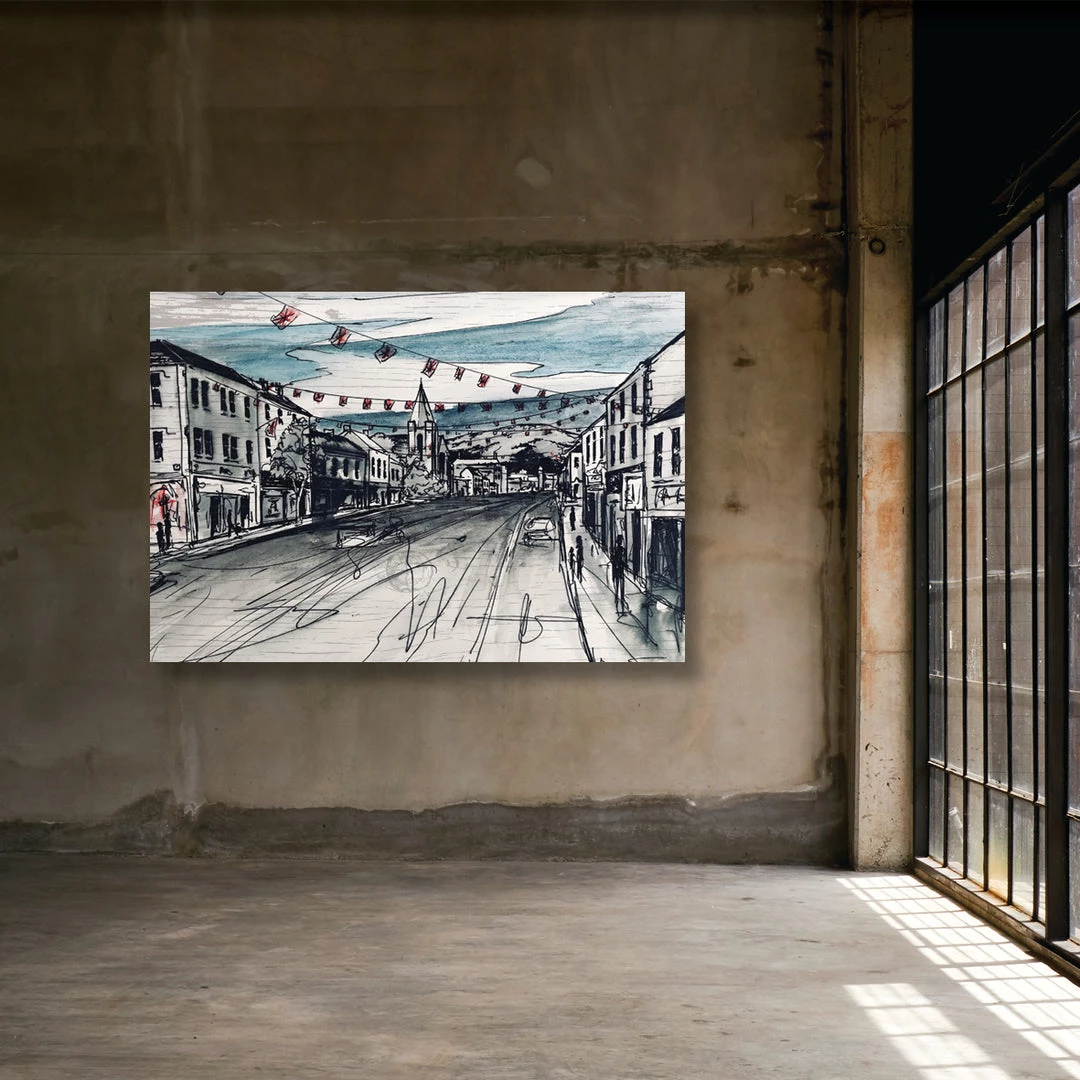 Stephen Farnan Studio UP THE SHANKILL - Road West Belfast County Antrim By Stephen Farnan