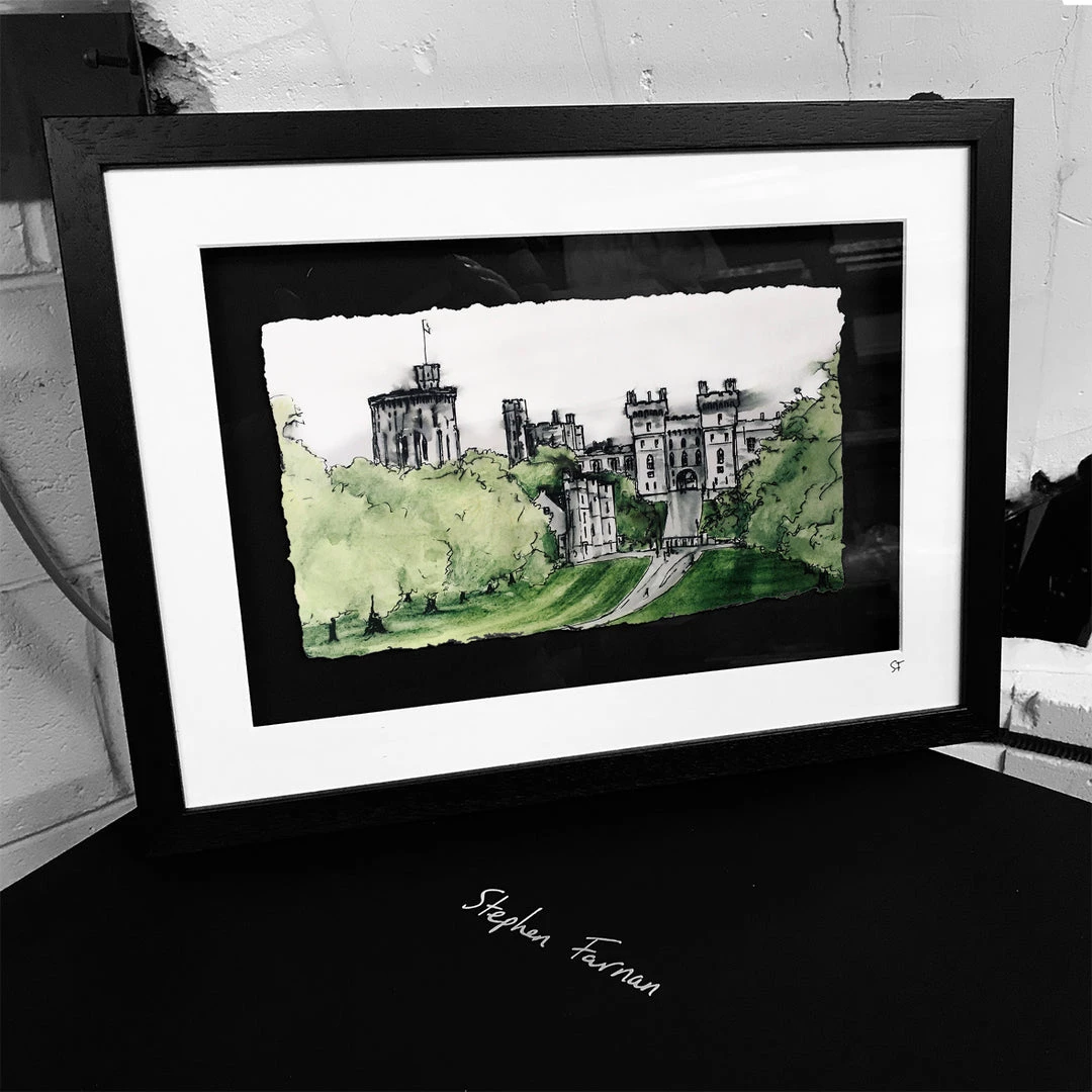 Stephen Farnan Studio WINDSOR CASTLE - Iconic Second Home Of The Queen Near London England - Prince Harry And Megan Married - By Stephen Farnan