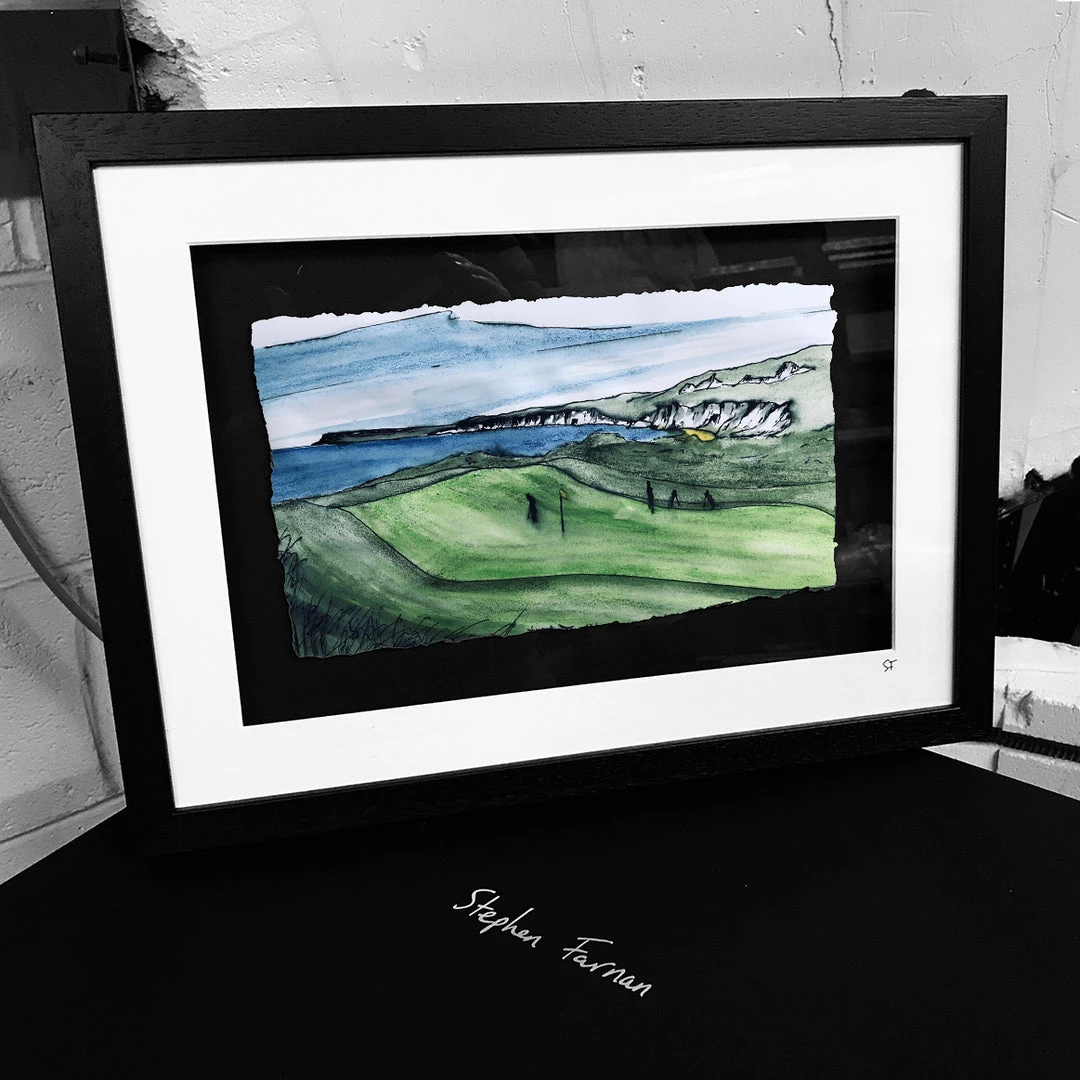 Stephen Farnan Studio “WHITEROCKS” ROYAL PORTRUSH - Beach Causeway North Coast County Antrim By Stephen Farnan