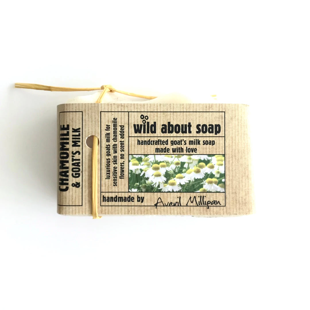 Wild About Soap CHAMOMILE & GOATS MILK Soap - Made In Ireland
