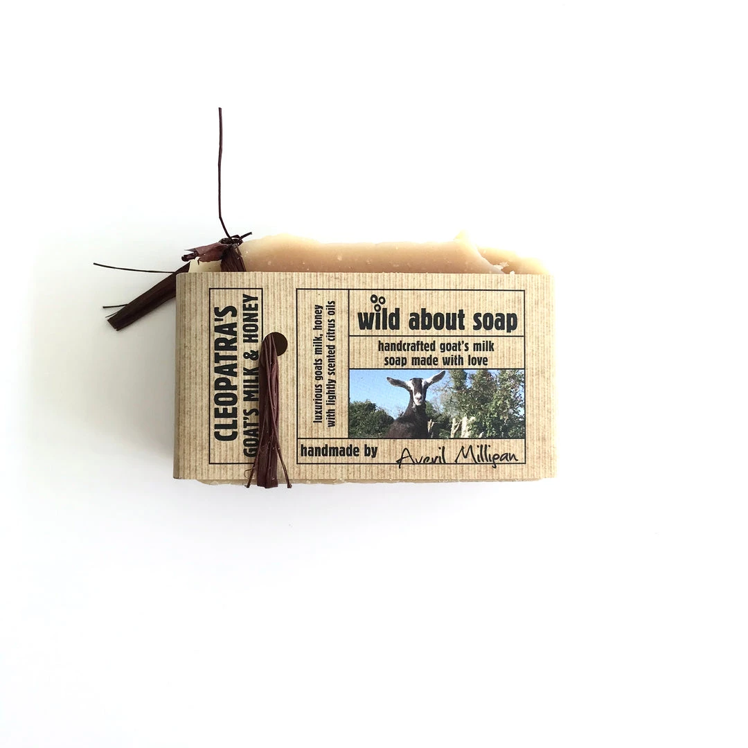 Wild About Soap Cleopatra's GOATS MILK & HONEY Soap - Made In Ireland Beauty Products