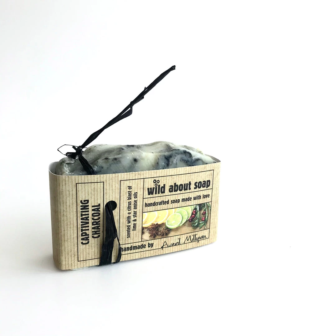 Wild About Soap CAPTIVATING CHARCOAL Soap - Made In Ireland