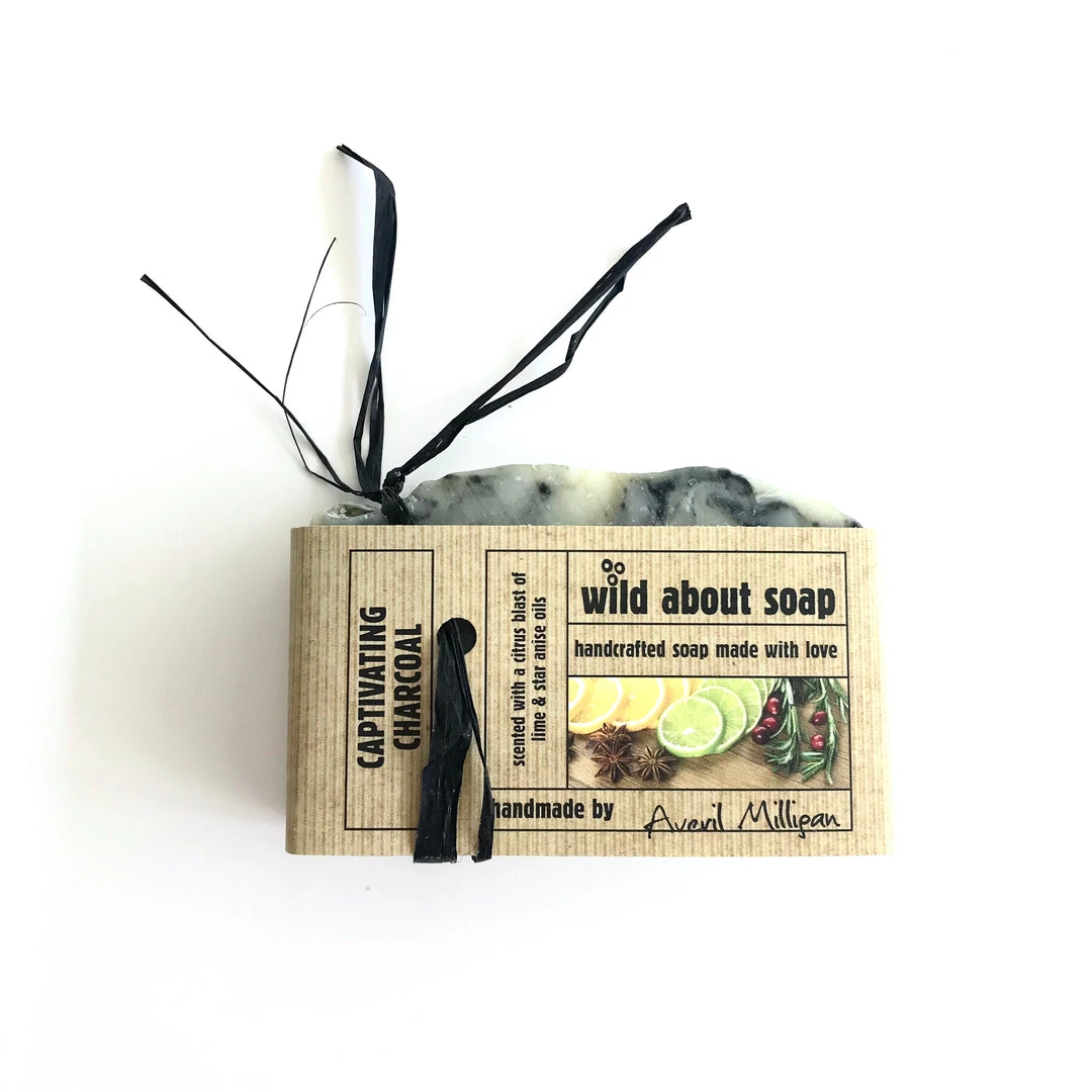 Wild About Soap CAPTIVATING CHARCOAL Soap - Made In Ireland