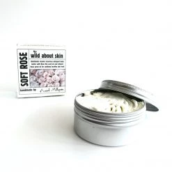 Wild About Soap Beauty Products SOFT ROSE Whipped Body Butter - With Rose Hip And Petals