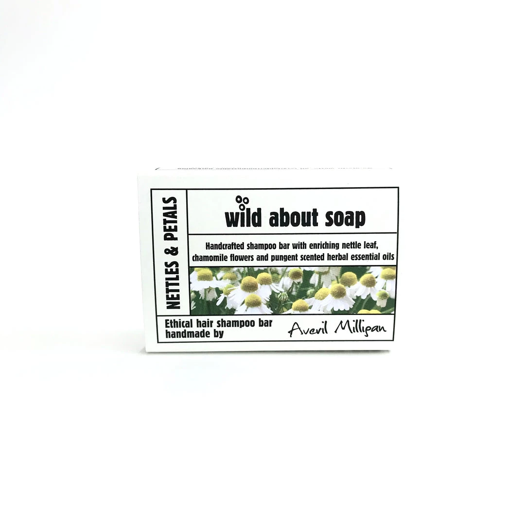 Wild About Soap Nettles And Petals - SHAMPOO BAR - Made In Ireland