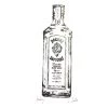 White Chalk Studio Contemporary BOMBAY SAPPHIRE Gin Bottle - Stunning Metallic Art