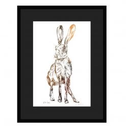 White Chalk Studio IRISH HARE - Stunning Metallic Art