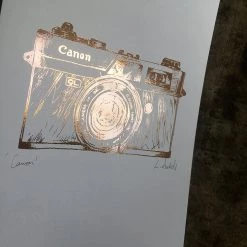 White Chalk Studio CANON CAMERA - Stunning Metallic Art
