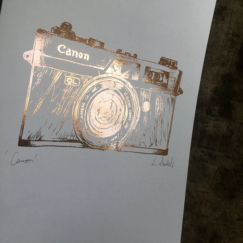 White Chalk Studio CANON CAMERA - Stunning Metallic Art