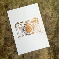White Chalk Studio CANON CAMERA - Stunning Metallic Art