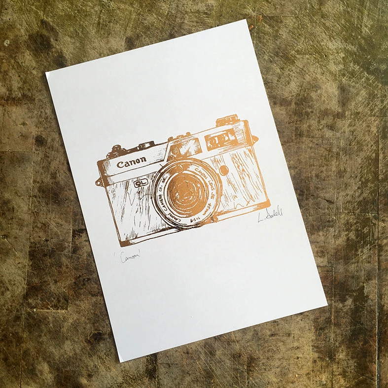 White Chalk Studio CANON CAMERA - Stunning Metallic Art