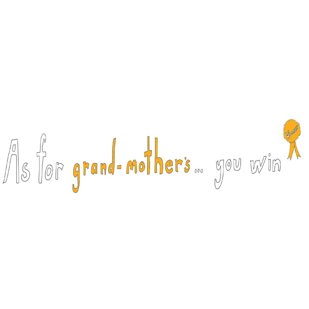 We Have It Wrapped UP As For Grand-mothers, You Win! Gift Box Gift Boxes