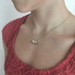 Lynsey DeBurca All Jewellery FLOAT - Three Silver Rings Necklace - Made In Ireland