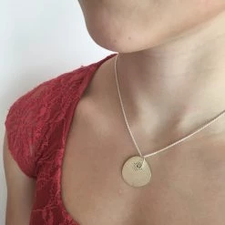 Berina Kelly Disc + Ring Pendant - Shore Collection, Made In Ireland