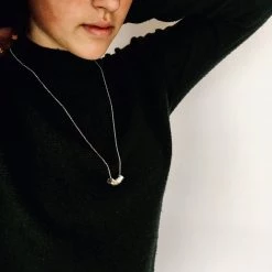 Lynsey DeBurca All Jewellery FLOAT - Four Silver Rings Necklace - Made In Ireland