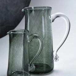 Jerpoint Glass Studio Monochrome Jug-Handmade Glass Co Kilkenny Home Accessories