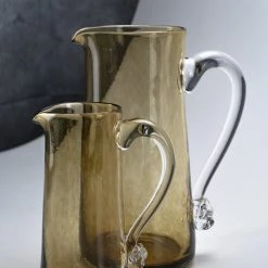 Jerpoint Glass Studio Monochrome Jug-Handmade Glass Co Kilkenny Home Accessories