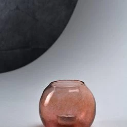 Jerpoint Glass Studio Monochrome Tea-Light Holders-Handmade Glass Co Kilkenny Home Accessories