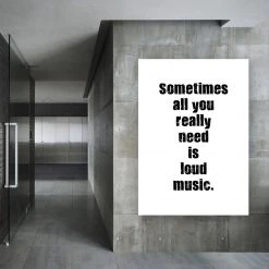 Typo-gra-phy Sometimes All You Really Want Is Loud Music Contemporary