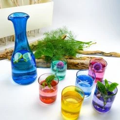Jerpoint Glass Studio Rainbow Beaker-Handmade Glass Co Kilkenny Home Accessories